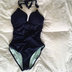 Victoria’s Secret ruched halter bathing suit